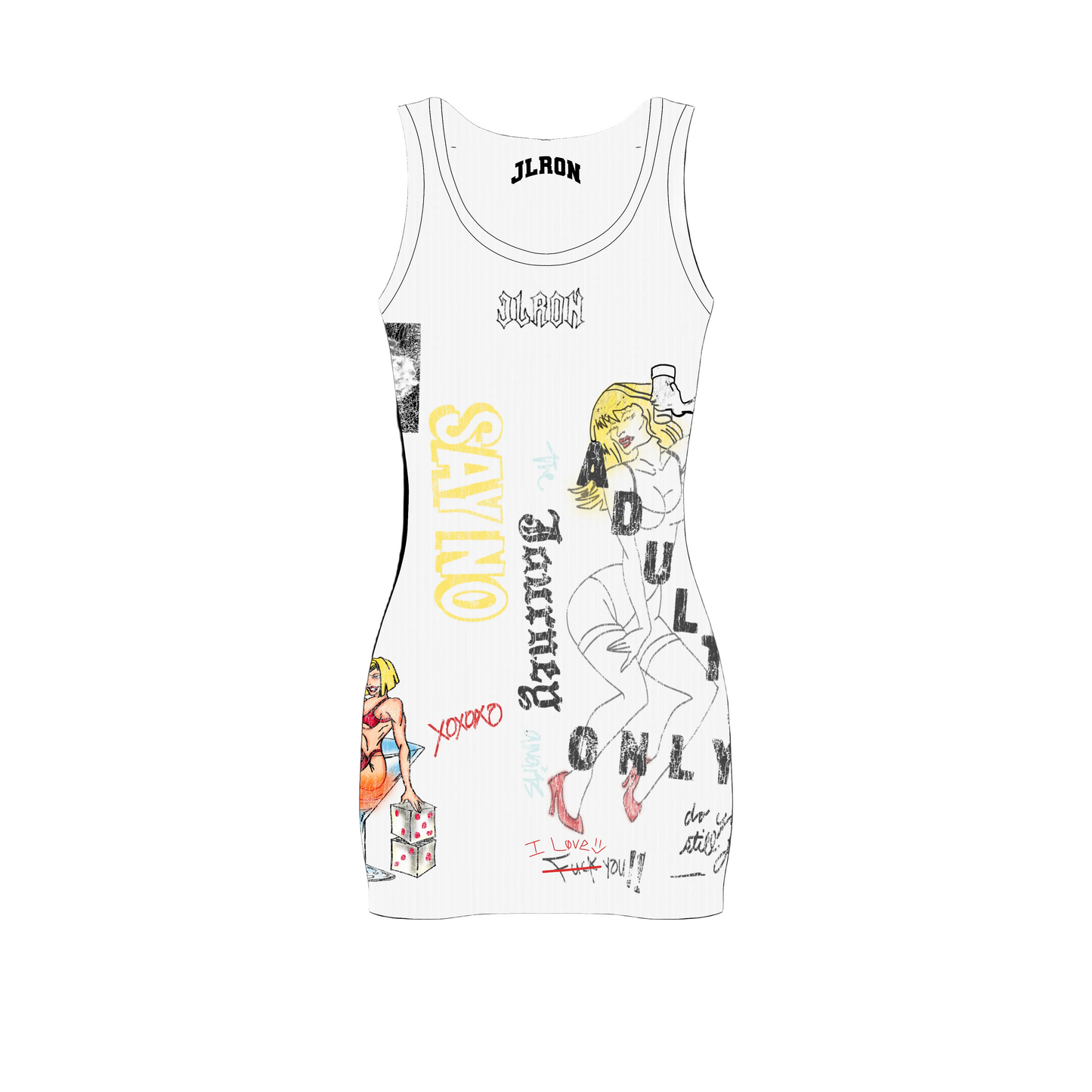Wht Girls Night Dress